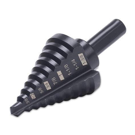 sheet metal stepper|Lichamp Step Drill Bit Set for Metal Sheet Heavy Duty, 5.